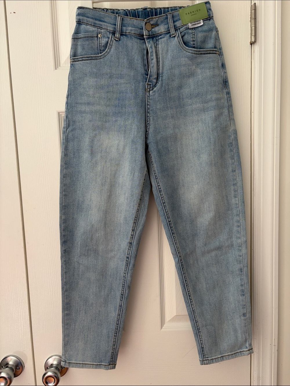 Light Blue Women’s Jeans - High-Rise / Skinny Leg